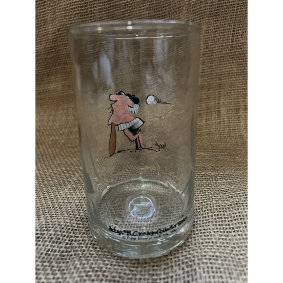 Arbys BC Ice Age Collector Series Glass Cup 1981 Vintage Set of 2 Collectors Ser - Picture 8 of 10